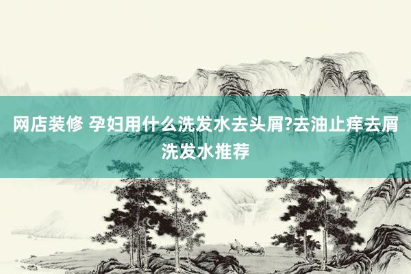 网店装修 孕妇用什么洗发水去头屑?去油止痒去屑洗发水推荐